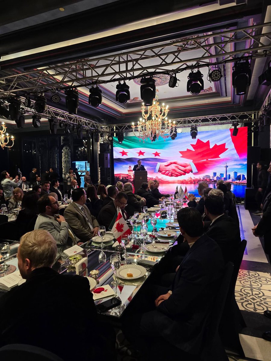 Greg_Galligan's tweet photo. Premier iftar du Canada à Damas depuis 2011, avec le Conseil d’affaires syro-canadien, en présence du ministre syrien des Finances et du gouverneur de la Banque centrale. Une étape significative vers un dialogue et un engagement renouvelés durant le Ramadan. 🌙🇨🇦🇸🇾 https://t.co/a7dNx7rikq