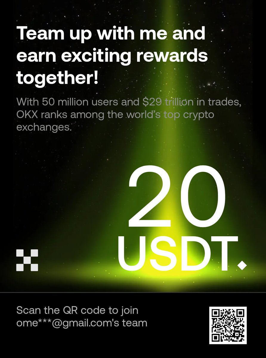 MelekTaps2530's tweet photo. Let’s earn together! Help me get 20 USDT and claim your rewards when you sign up with OKX. https://t.co/Qt65zAJ617 https://t.co/NzQ9I8Ecqo