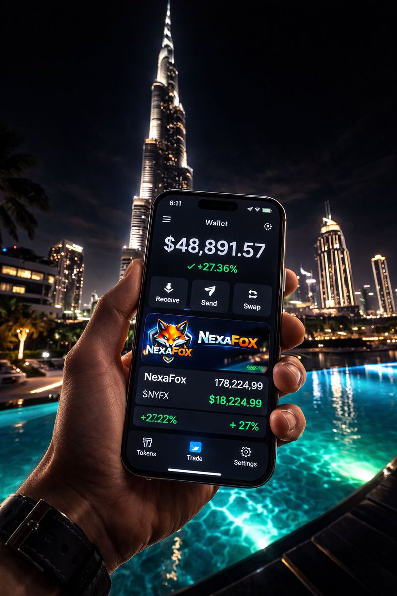 Dubai nights. Big moves loading. 🌍🚀

2026 isn’t just another year… it’s the year wallets change forever.

From a simple entry… to life-changing numbers on the screen.
The most promising memecoin of 2026 is building quietly — and early holders know what’s coming.

This isn’t