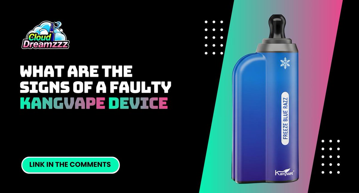 clouddreamzzz's tweet image. 🚨 Kangvape giving weak hits or leaking? Your device might be faulty! 🚨

Discover the signs of a faulty Kangvape device &amp;amp; how to fix it at Cloud Dreamzzz Smoke Shop Tulsa, near Peace Academy.

📌 Don’t wait—read our full blog now!

 #VapeShopTulsa #Kangvape #VapeTips