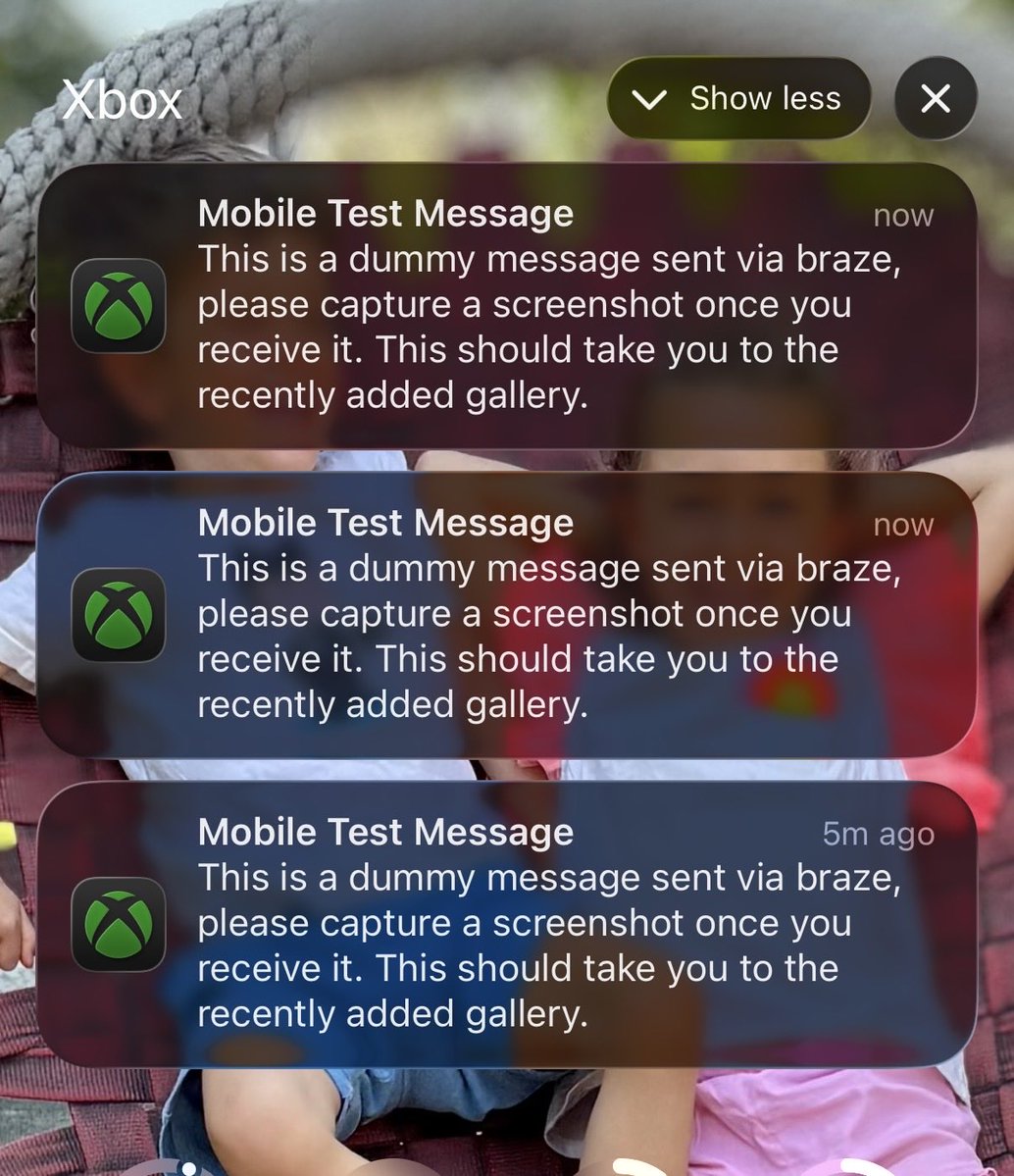 Someone at <a href="/Xbox/">Xbox</a> seems to be testing <a href="/Braze/">Braze</a> with the wrong environment. Rouge agent?