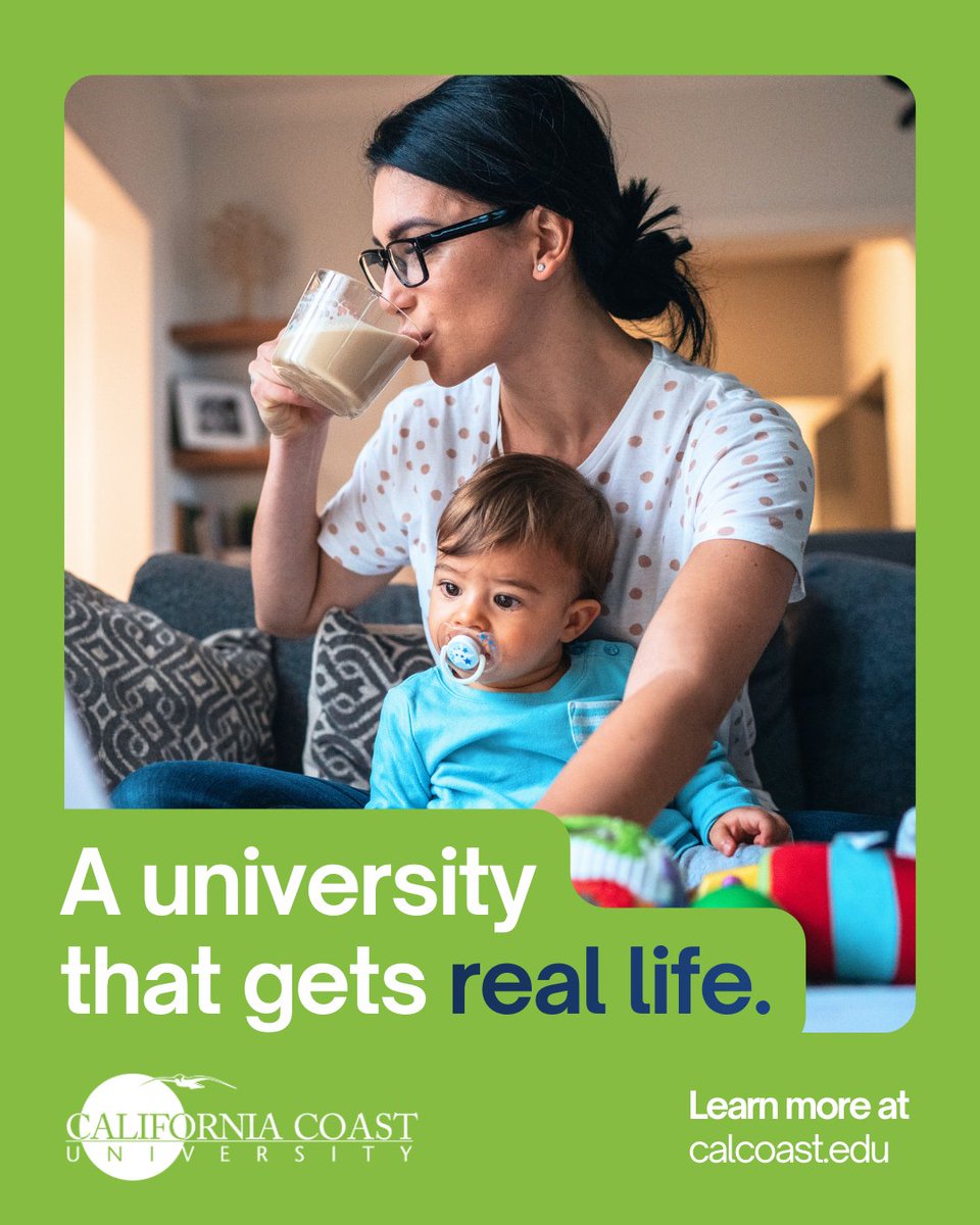 Real life doesn’t pause when you decide to go back to school.

CCU is built for the people juggling it all: work, family, and big goals. 💻✨

Learn more at calcoast.edu