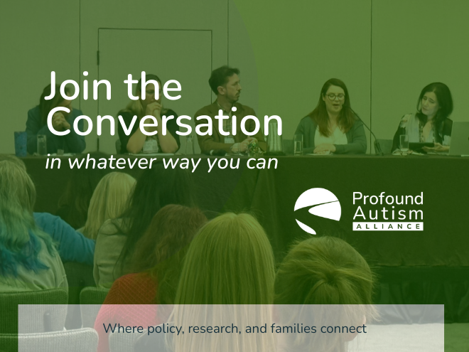 ProfoundAutism's tweet photo. Real conversations. Real progress.

From advocacy meetings to our upcoming Summit and Profound Autism Day, there are meaningful ways to be involved.

Join the conversation in whatever way you can.

See what’s ahead: https://t.co/H9mtCjDYGW https://t.co/yeIqkECXLo