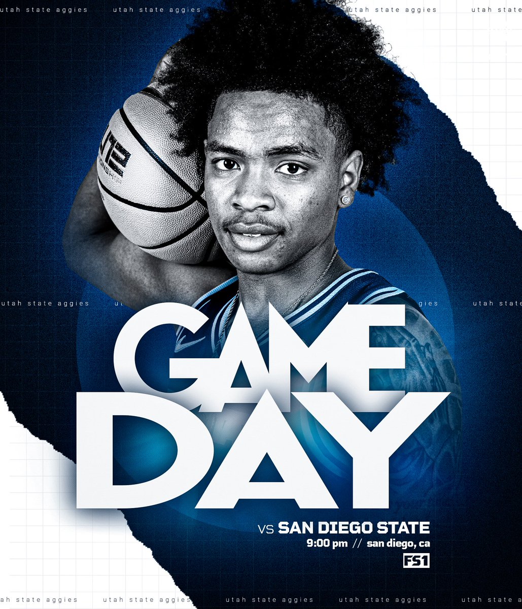 A game worth staying up late for!

🏀: at San Diego State
📍: San Diego, California
🕑: 9 PM (MT) 
📺: FS1 
📊: usuaggies.info/3LuMe8X

#AggiesAllTheWay