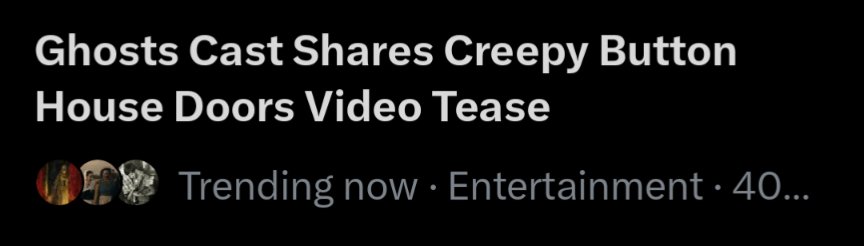 BBC GHOSTS TRENDING in the year 2026 WE'RE SO BACK !!!