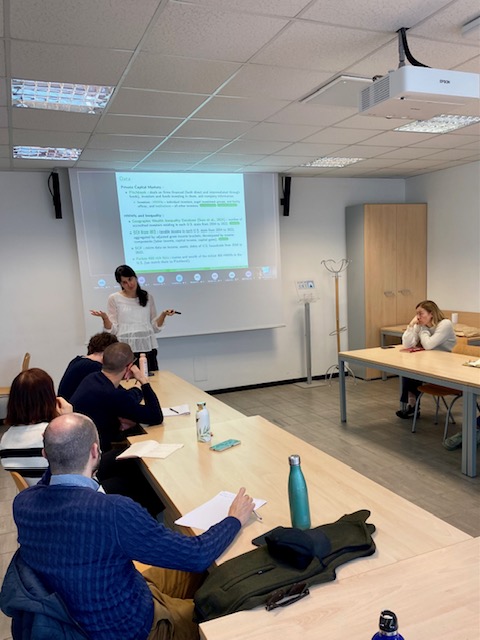 MorelliSal's tweet photo. Thanks to Clara Martínez-Toledano (@cmtneztt) (Imperial College Business School) for her presentation of “Private Capital Markets and Inequality”. Next in the Inequality In Rome Seminar Series: Elia Benveniste (EBRD), March 11. Don’t miss it. Info: https://t.co/EUpyhWJguk https://t.co/35xCvLyOpM