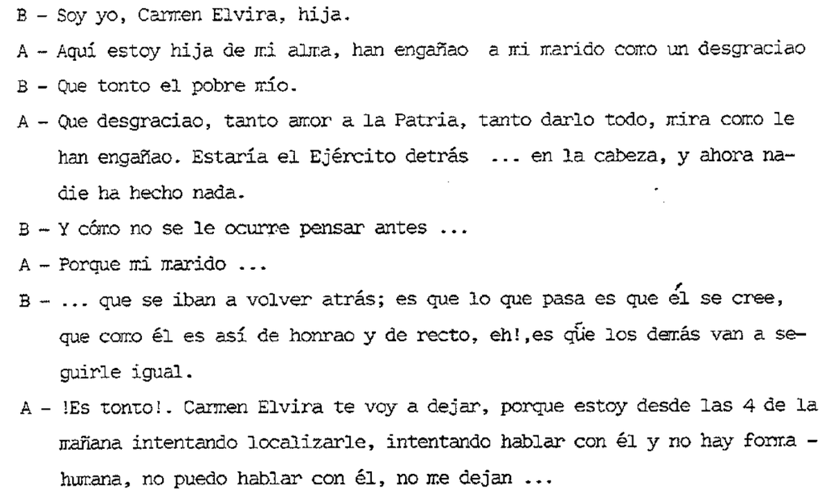 SkaBabyr's tweet photo. Llorando con la chinada de la mujer del Tejero cagándose los militares por haber engañado al tonto de su marido y deseando que "pongan petardos" en los cuarteles https://t.co/bn2UReOTLf