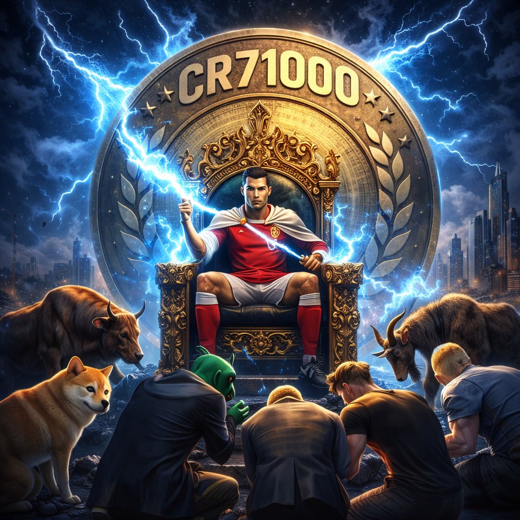 DAYI748909's tweet image. The GOAT takes the throne and memes bow. 👑🐐
CR71000 isn’t just a memecoin — it represents discipline, victory, and belief.
Inspired by Cristiano Ronaldo, powered by community, driven by greatness.
Memes meet destiny.
#CR71000 #GOAT #Crypto #MemeCoin #CommunityPower 🚀