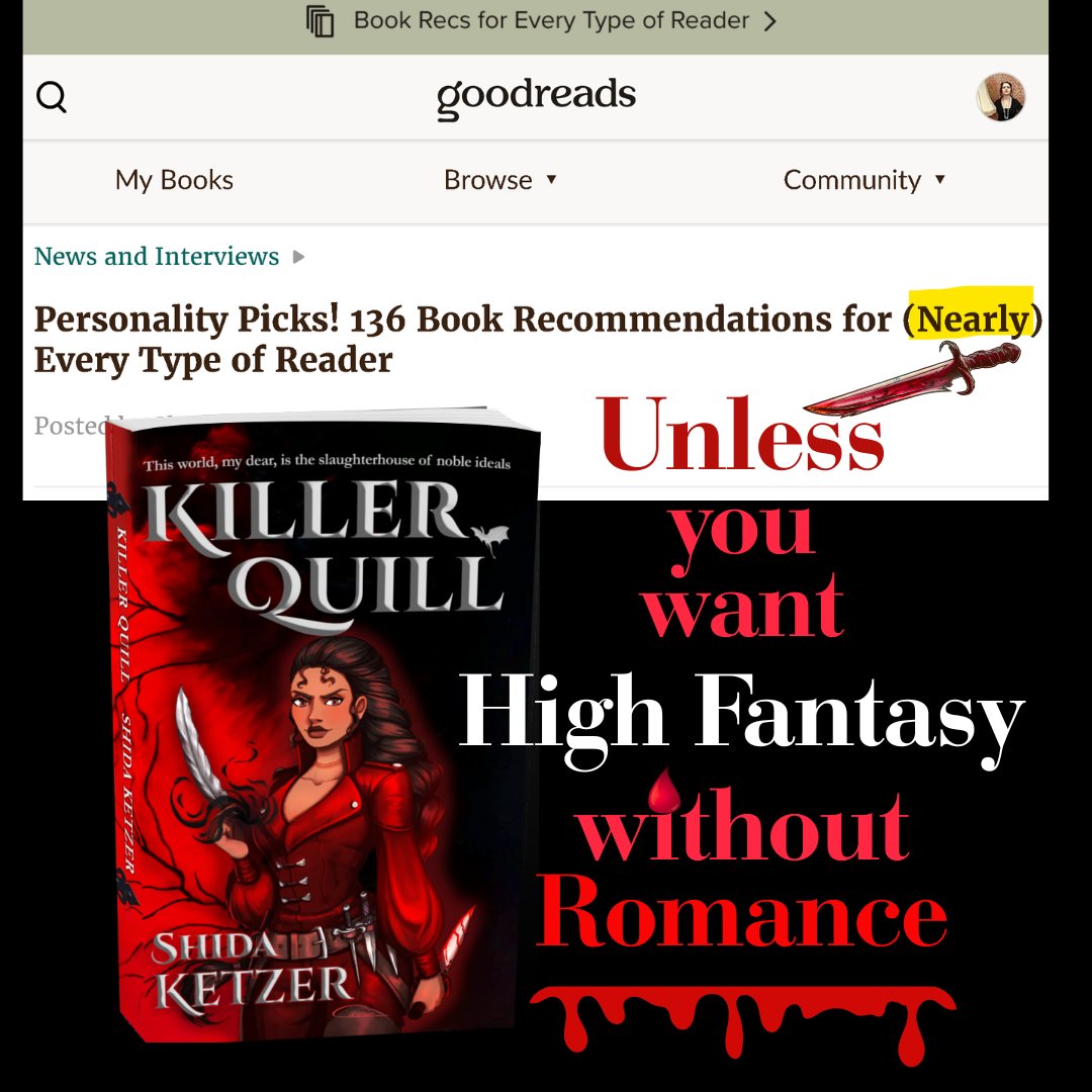 Book recommendations for every type of reader, especially if you like your High Fantasy without Romance!