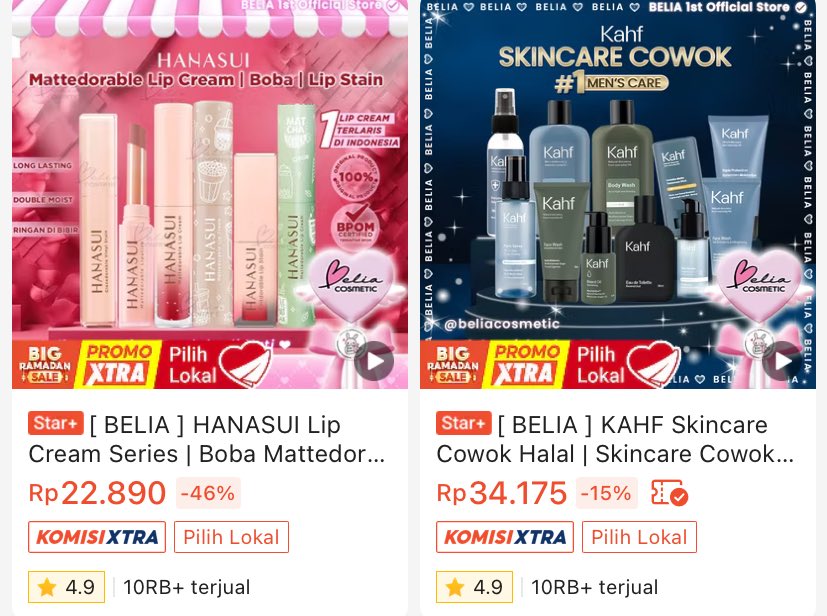 natshels's tweet photo. 5. Belia Cosmetic
💌 https://t.co/p6pVwLkIqX https://t.co/lRbbvNmYsT