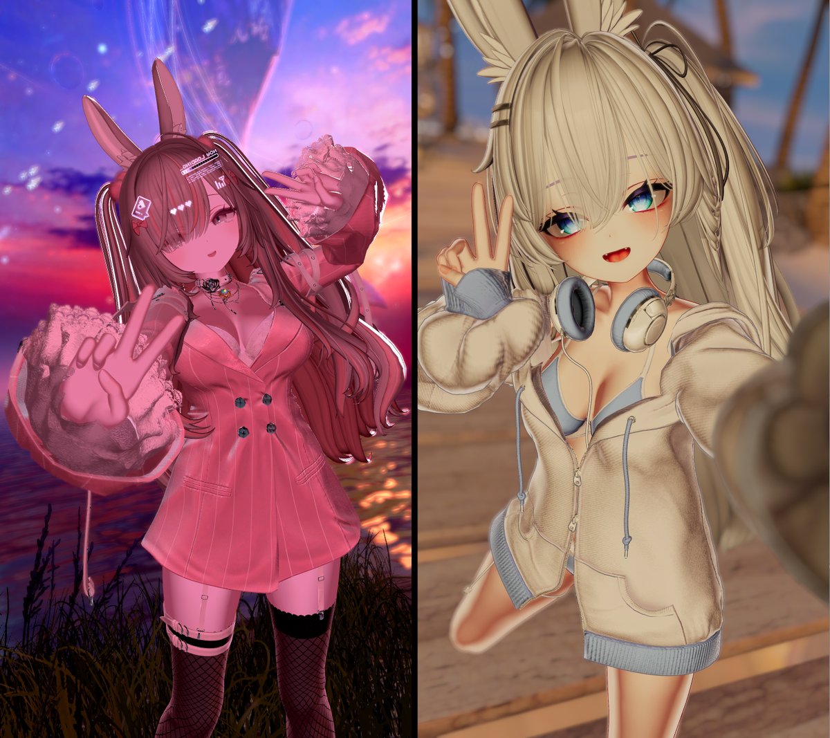 panchan_vrc's tweet photo. A friend suggested I start taking #VRChat avatar customization commissions since people seem to like my avatars. Anyone interested? 😇

アバターが好評なので、#VRChat アバターのカスタマイズ依頼を始めてみようかなと思ってます。興味ある人いますか？😇 https://t.co/Uw7saN1fgr