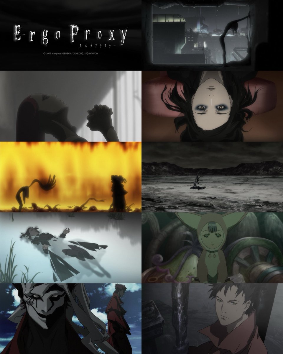 Happy 20th anniversary to Ergo Proxy, director Shukou Murase’s mind-bending, dystopian cyberpunk masterpiece! 

Murase is currently directing the Mobile Suit Gundam: Hathaway’s Flash film trilogy at Sunrise, carrying over his signature ambient darkness and boldly experimental