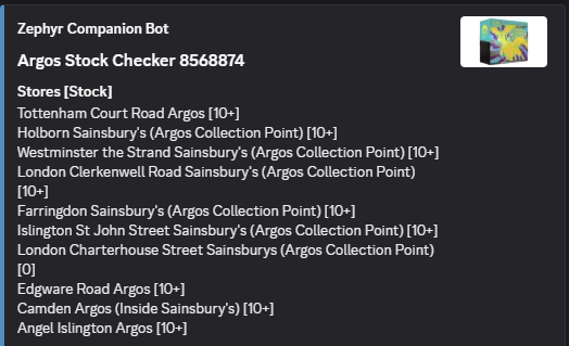 Pokemon UK PBST - Restock Alerts & News tweet media