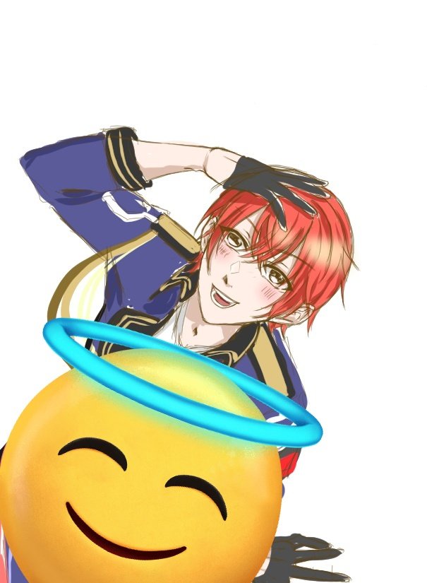 助けていつもと顔が違う(())