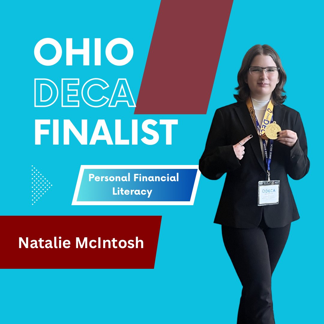 FairmontMktg's tweet image. 🏅DECA STATE FINALIST🏅
Congrats Natalie McIntosh‼️
#GoTheExtra
