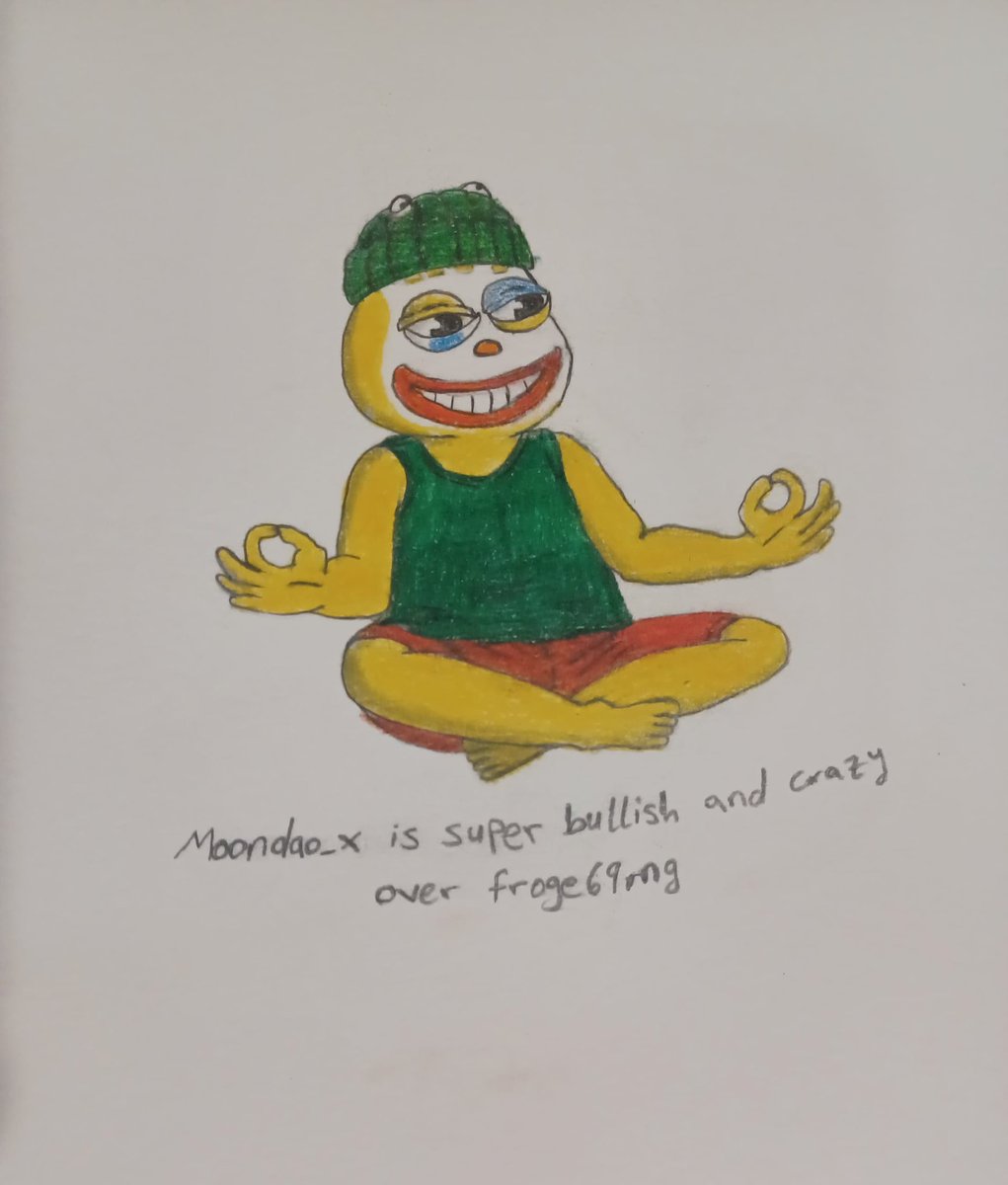 To show our support for <a href="/FROGE69mg/">FROGE 69mg</a> and how bullish we are at Moondao, we bought some $FROGE token to show our support.
$FROGE token has been up and still pumping currently at $5.44M mcap and still sending.

I hope <a href="/69mg_dutch/">ÐUTCH™</a> <a href="/FROGE69mg/">FROGE 69mg</a> and <a href="/ryannnsmit/">Ryan</a> find us worthy to be part