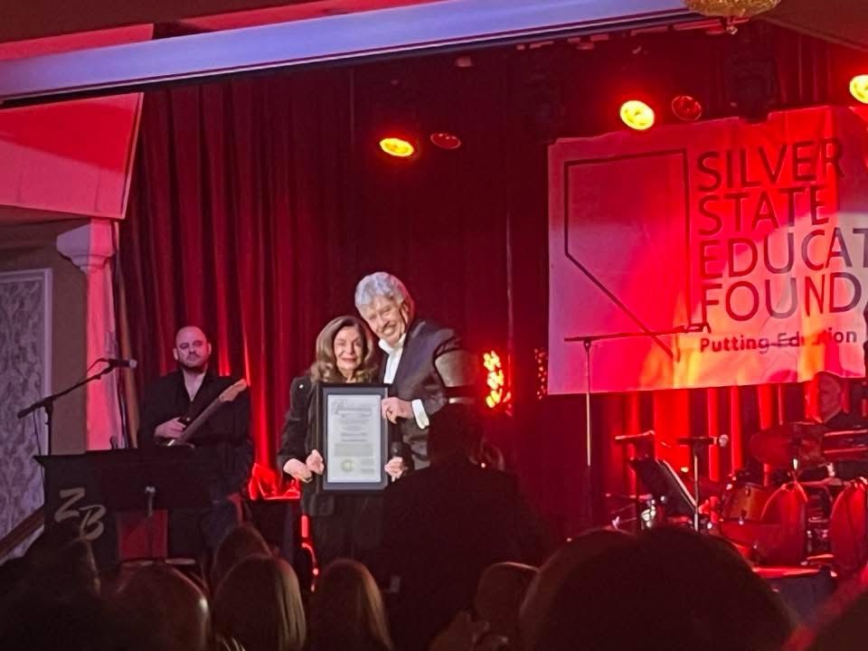 I attended an event to honor the legendary Tony Orlando presented by Mayor Shelley Berkley and to benefit education.