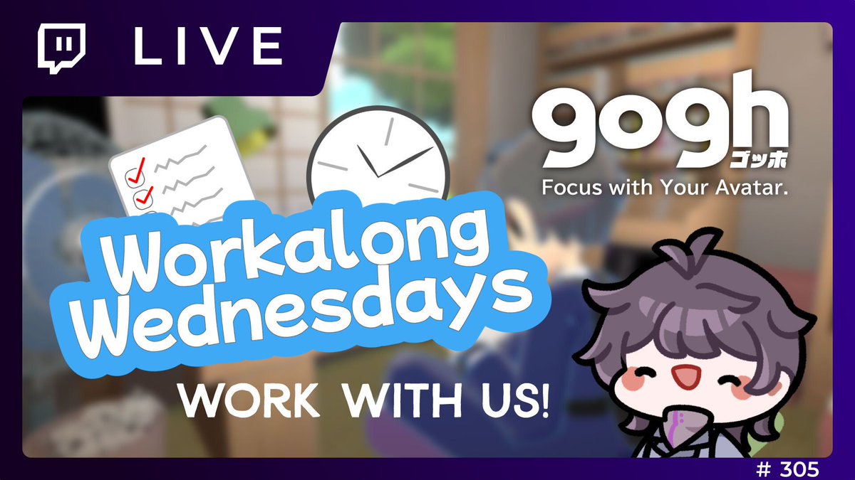ModernChaot's tweet photo. Alright, time for another Wednesday Workalong! Join us as this VTuber hops into gogh, starts the pomodoro timer and just becomes productive for most of the day!
We got this! :D https://t.co/6V4Lx2TmAW