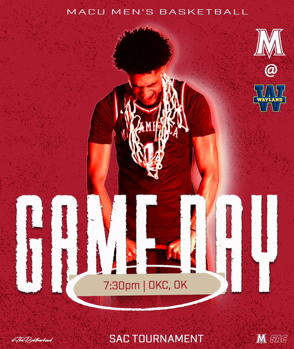 MACUMBB's tweet photo. Tournament Time! 

Game Day! Come support the guys at OCU tonight at 7:30 https://t.co/bqcULUd8zV