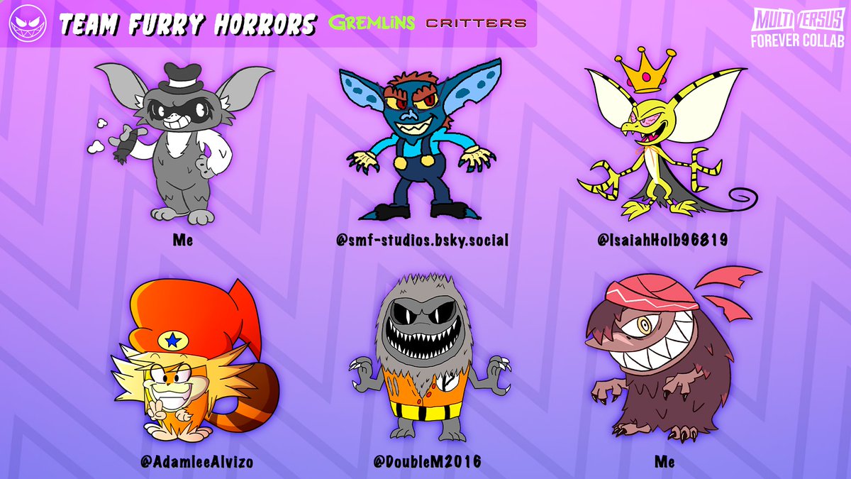 Arte1Bds's tweet image. #Multiversus #MultiversusForeverCollab #ArtCollab #WarnerBros #AventureTime #DCcomics #StevenUniverse #LooneyTunes #Gremlins #Critters

Youtube Thumbnail and OCs