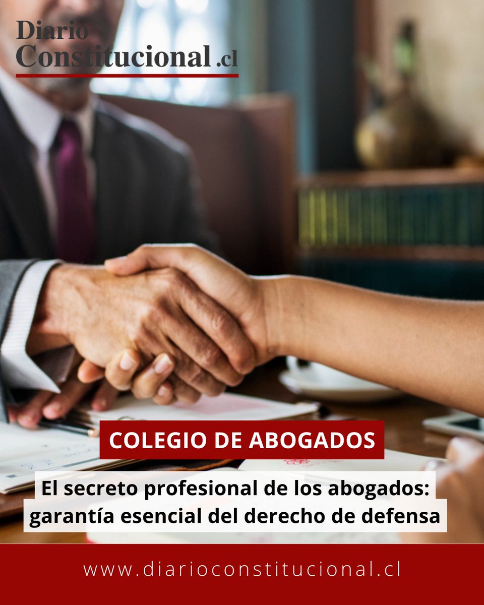 DiarioConst's tweet photo. 📢 Secreto profesional: sin confidencialidad no hay defensa efectiva.
La Constitución y la ley lo resguardan para proteger a las personas, no a los abogados. Su relevancia aumenta ante recientes filtraciones.
Más en 👉https://t.co/zJ3n3HKYV8 #DerechoDeDefensa #SecretoProfesional https://t.co/qqXyGNFFO6