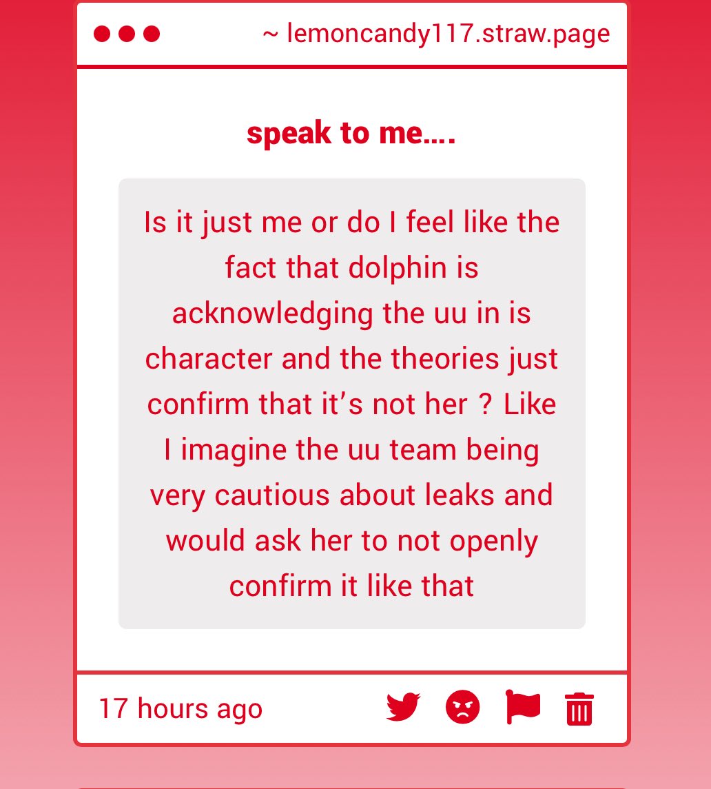 i do agree with this unforch… i think they typically don’t allow actors to say anything until after the fact so… yeah..