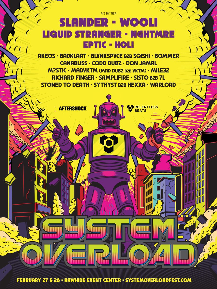 wheres_koolss's tweet photo. system overload is this weekend and the line up is super stacked. first arizona fest of the year gonna be fatty😤🔥 https://t.co/RtU28eWLRV