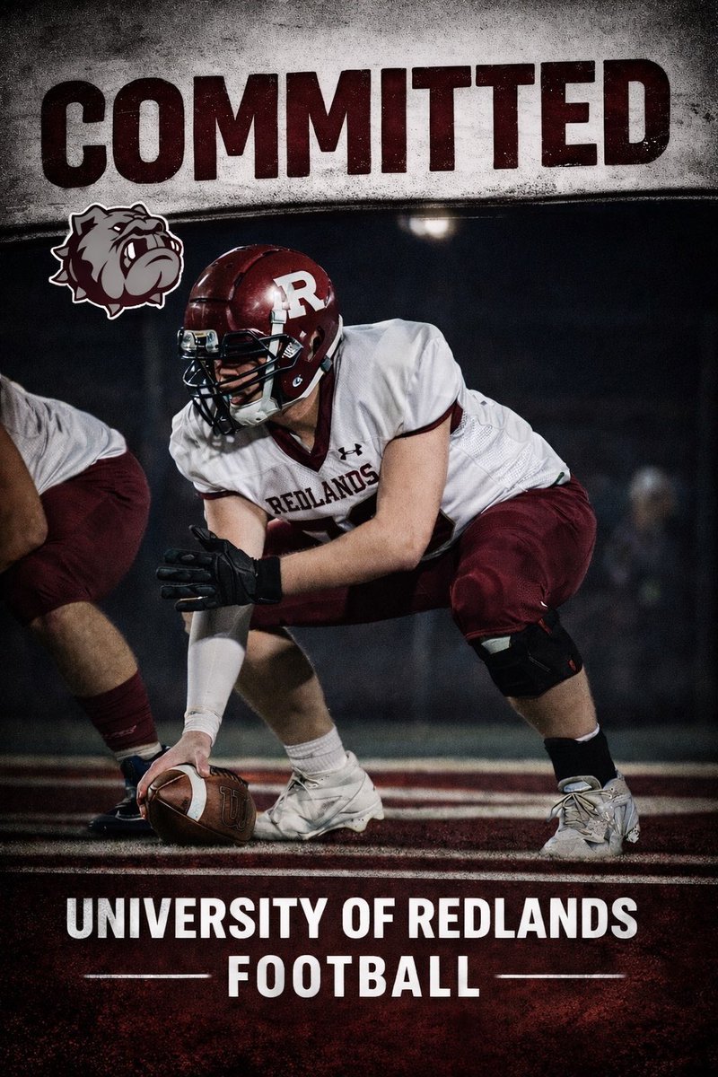 Thank you to my friends,family, and coaches to getting me where I am today. I want to announce that I am continuing my athletic and academics career at the University of Redlands <a href="/KelsoFootball/">Kelso Hilander Football</a> <a href="/UR_CoachGood/">Jim Good</a>