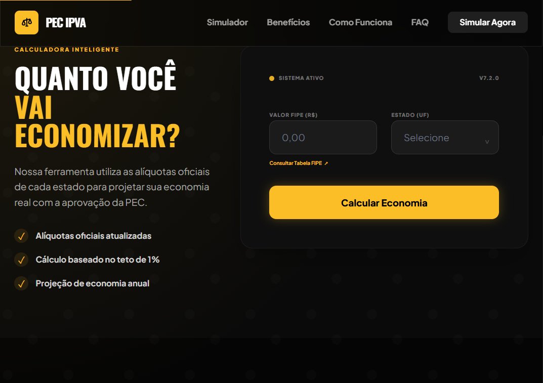 Em três semanas fiz: 
-O texto da PEC;
-Coletei assinaturas
-Um site público para cálculo do IPVA;
Mas ainda não acabou. precisamos manter a pressão até que a PEC seja votada e aprovada!

Simule seu IPVA e saiba quanto você pode economizar caso minha PEC seja aprovada. Link no