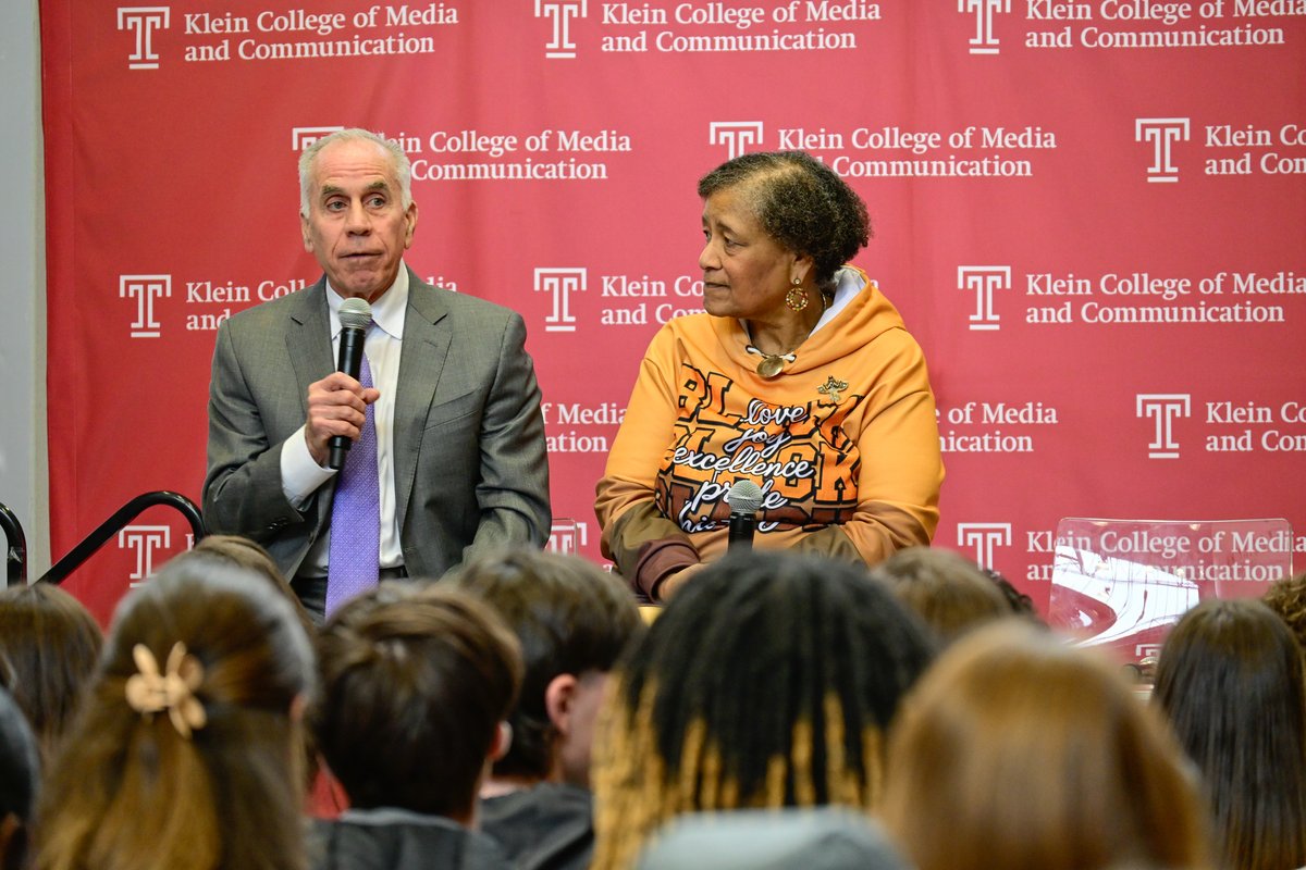 TUKleincollege's tweet photo. Thank you to everyone who visited Annenberg Hall for our 14th annual Klein College Sports Media Summit! 

Attendees immersed themselves in the world of sports media with interactive experiences, breakout sessions, panels and a keynote address from ESPN's Tim Kurkjian. https://t.co/cxkd6a6u1I