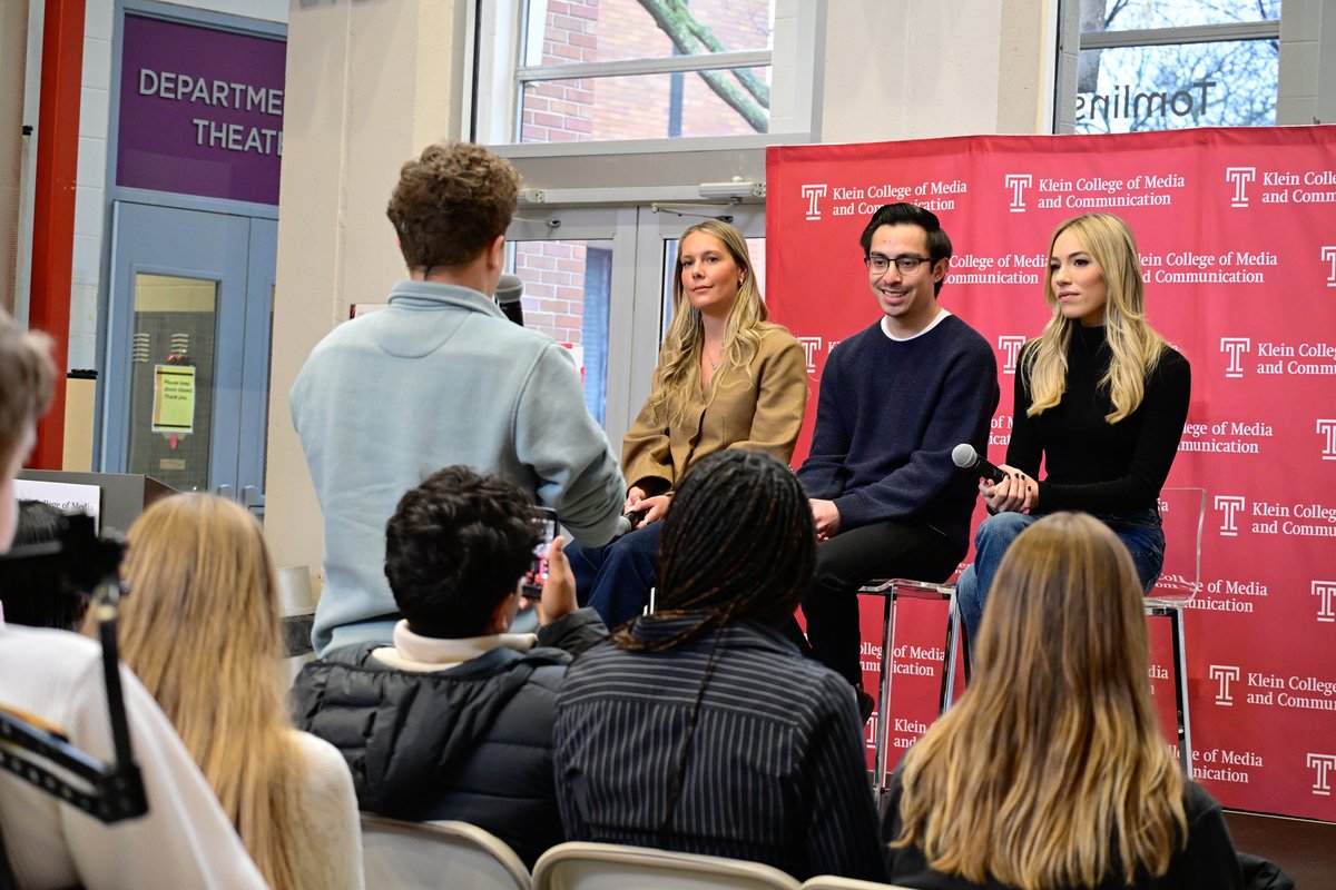TUKleincollege's tweet photo. Thank you to everyone who visited Annenberg Hall for our 14th annual Klein College Sports Media Summit! 

Attendees immersed themselves in the world of sports media with interactive experiences, breakout sessions, panels and a keynote address from ESPN's Tim Kurkjian. https://t.co/cxkd6a6u1I