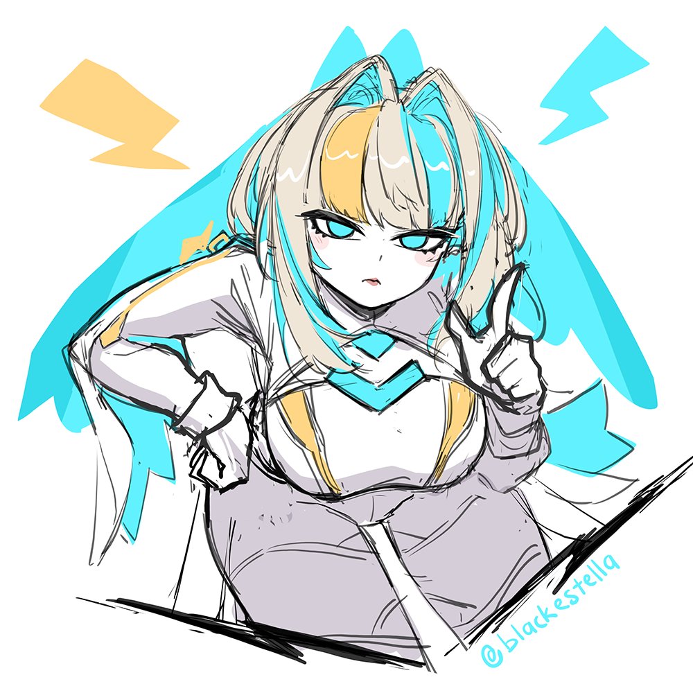 blckestella's tweet photo. Tiara Sketches ✨💛💙 

#originalcharacter https://t.co/glCctw3Cn0