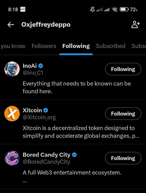 JeffreyDepo's tweet photo. @BoredCandyCity @Ino_C1 @Xitcoin_org Big move for the team !
Let’s gooo 

#CandyCommunity 🍬🚀 https://t.co/WnyYjEL0ya