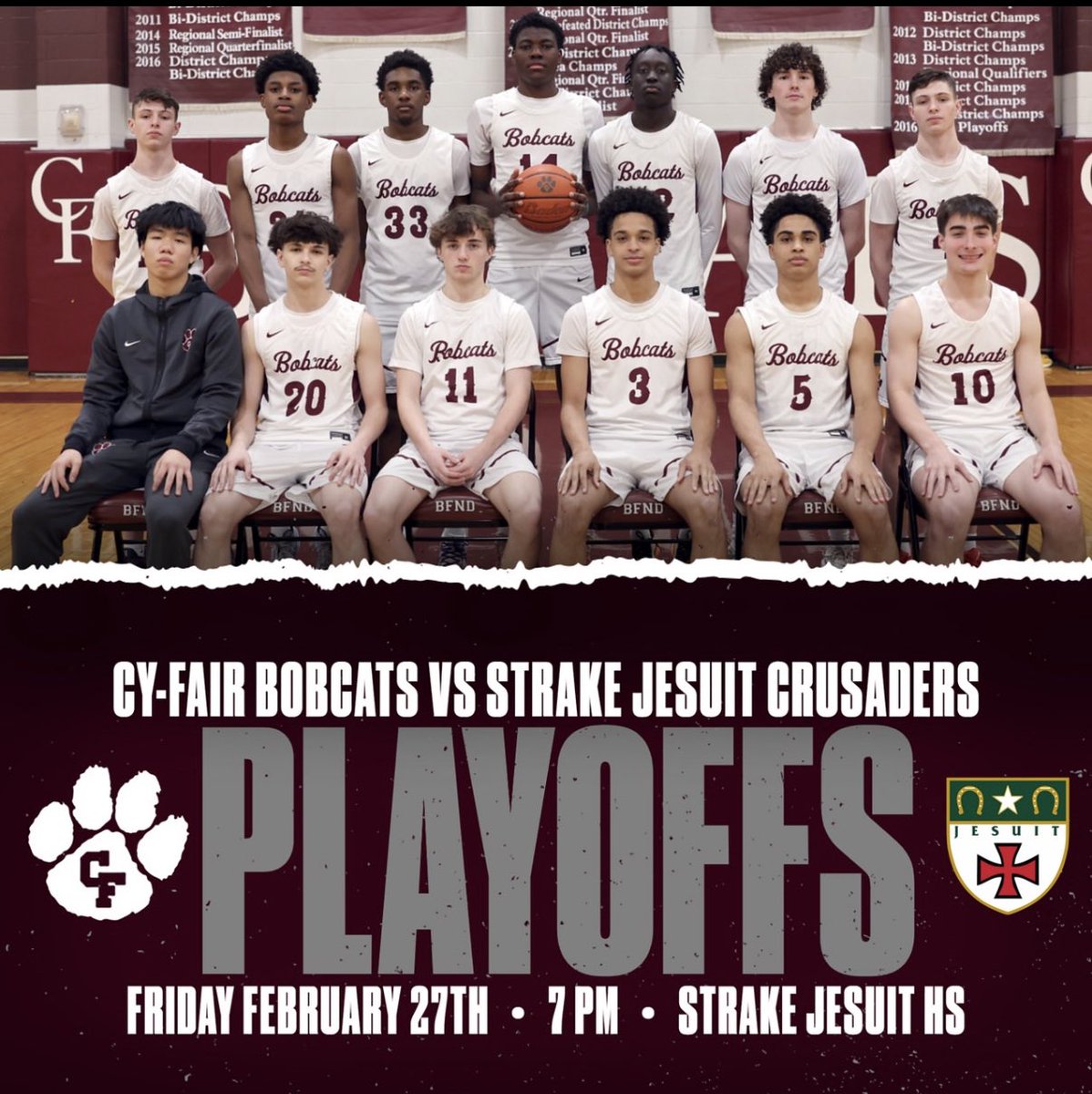 CyFair Men’s Basketball tweet media