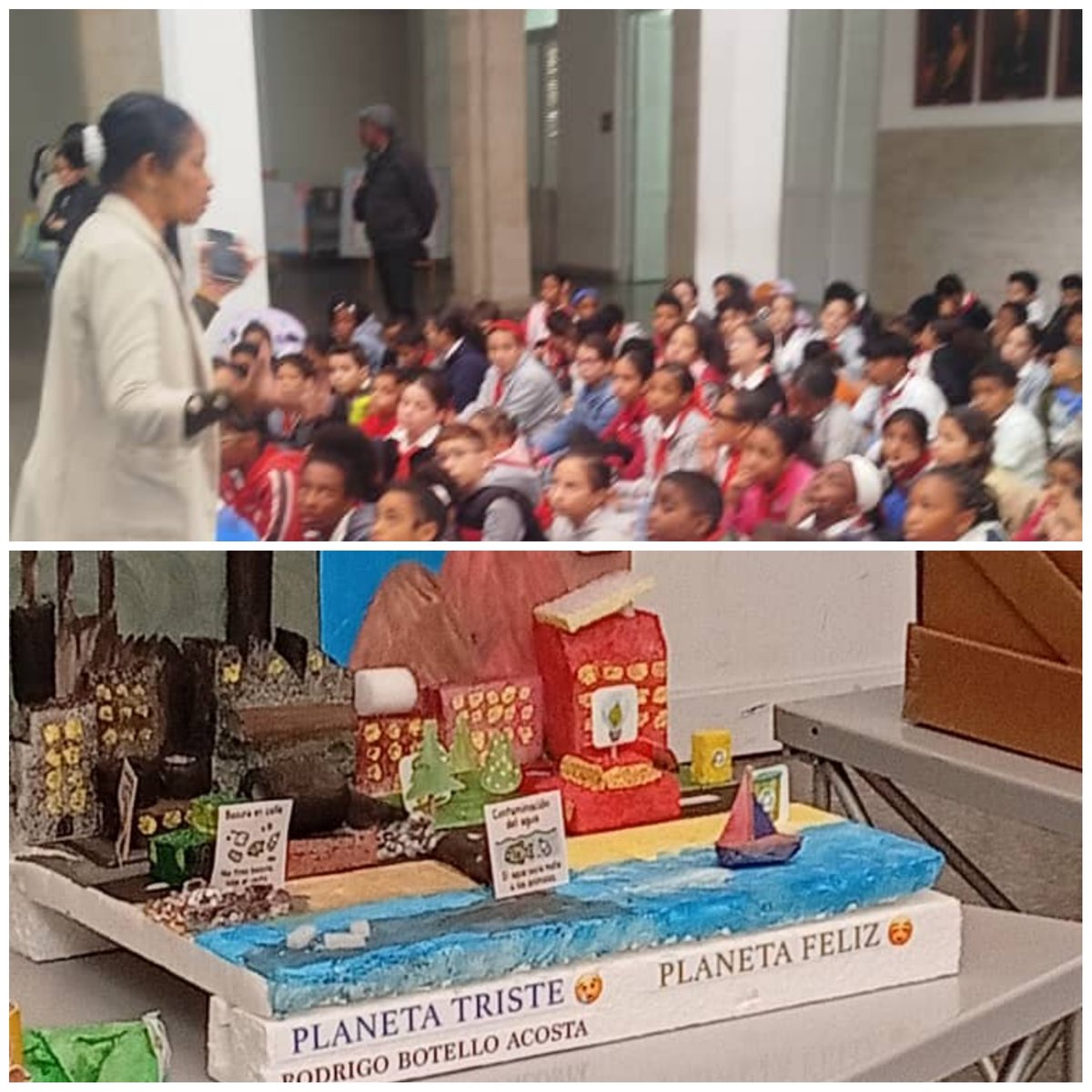 En coordinación con el suplemento humorístico Dedeté del periódico Juventud Rebelde y el Ministerio de Ciencia, Tecnología y Medio Ambiente (Citma), actividad del proyecto Menos desechos plásticos, en la escuela primaria Rafael María de Mendive.
👇