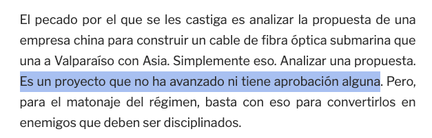 Oye Daniel,
Tú escribiste esto cierto?

"Es un proyecto que no ha avanzado ni tiene aprobación alguna"

Te enteraste q hasta el ministro firmó la concesión por 30 años???

A qué hora sacas una columna pidiendo disculpas??
O para eso no tienes huevos??

Te leo! 😉