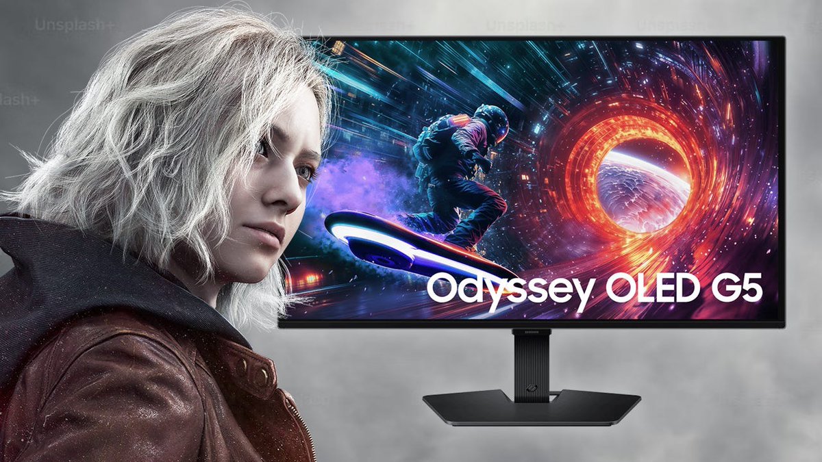 IGN's tweet photo. The 27" Samsung QD-OLED Gaming Monitor has dropped to $350, and now includes a Resident Evil: Requiem game code. https://t.co/l7qWd01F3m https://t.co/Coi2spL5qt