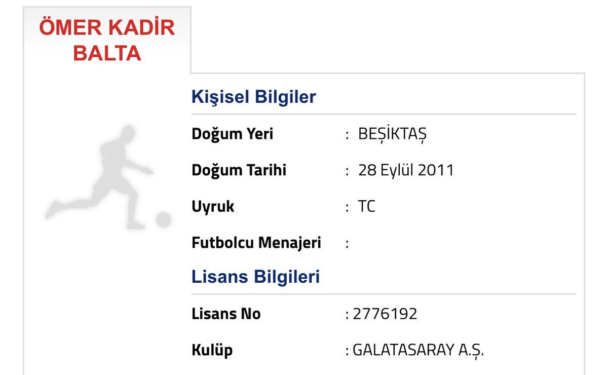 hakan balta'nın diğer çocuğunu bir an önce kulüpten ilişkisini kesin😡 <a href="/GalatasaraySK/">Galatasaray SK</a> <a href="/GSfutbolakademi/">GS Futbol Akademisi</a> <a href="/GalatasaraySK/">Galatasaray SK</a>