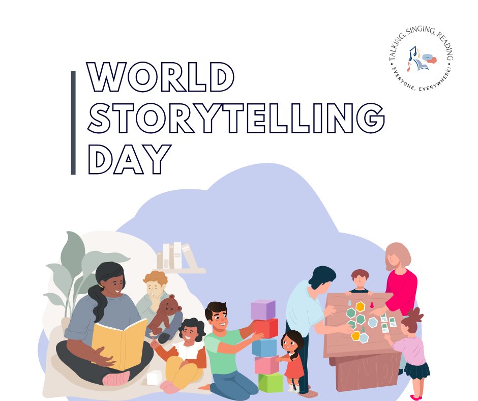 LiteracyNB's tweet photo. March 20 is World Storytelling Day. Children love when adults tell, sing, and read stories to them! Early Childhood Educators (ECEs) in NB are honing these performative literacies to share with children and families. Learn more: https://t.co/uL9PNSEIOe #TalkSingRead https://t.co/tSzpaNyVX1
