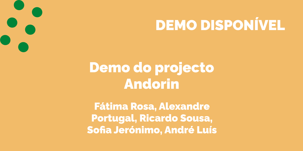 dssgpt's tweet photo. Vídeo de demo disponível 📽️ Os makers Fátima Rosa, Ricardo Sousa, Alexandre Portugal, Sofia Jerónimo e André Luís apresentam o resultado do trabalho desenvolvido com o Andorin.
👉 Vê a demo aqui: https://t.co/SG8s2Bji9X
#DSSG #DataForGood #Andorin https://t.co/riEt9rDwY4