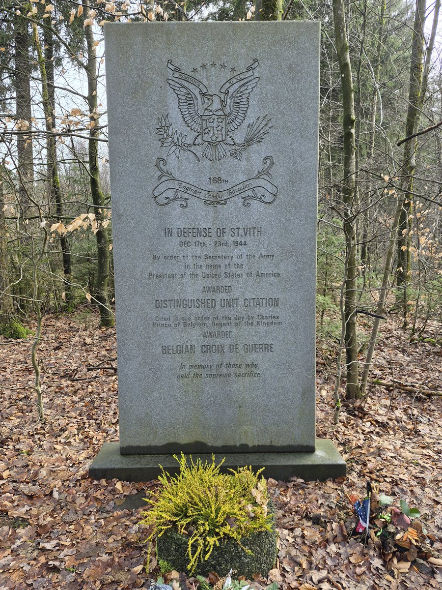 bhltours's tweet photo. US combat engineers, 106 Division, dug in here just east of #StVith in December 1944 #battleofthebulge trying to hold back German VolksGrenadiers. Not another battlefield visitor in sight, all day. No need for #Airborne tourist traps here ! https://t.co/8iMlE8dCz6