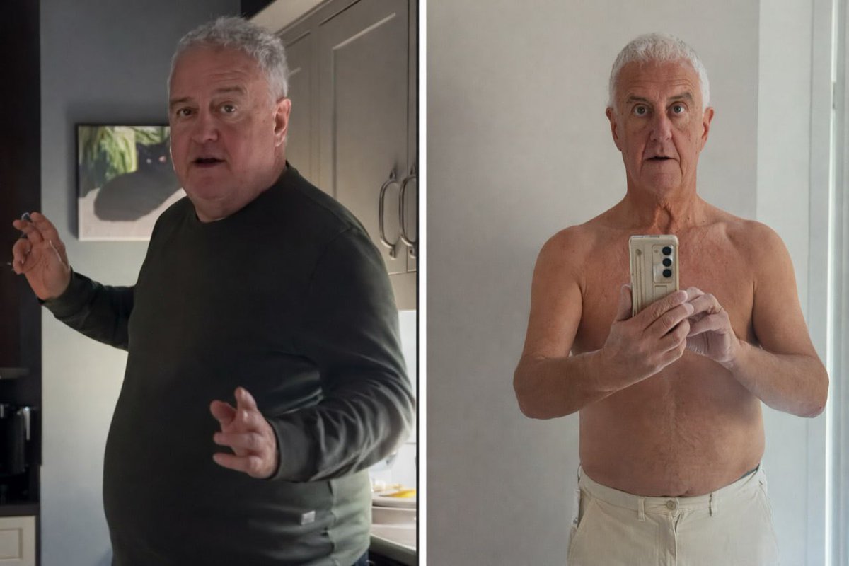 ياخي والله صدمة رهيبة 🔥

شوف التحول قبل وبعد
خسر ٤٤.٥ كجم بـ #مونجارو من ديسمبر بس!

دفع مايقارب 1000 الف جنيه إسترليني يعني تقريباً 5000 الف ريال  

يستاهل هالتغيير ولا لا يا جماعة؟

#مونجارو #قبل_وبعد #فقدان_الوزن