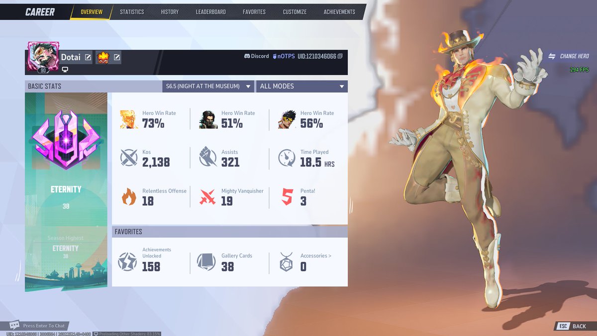 Hit Eternity with a 73% winrate on Torch :D