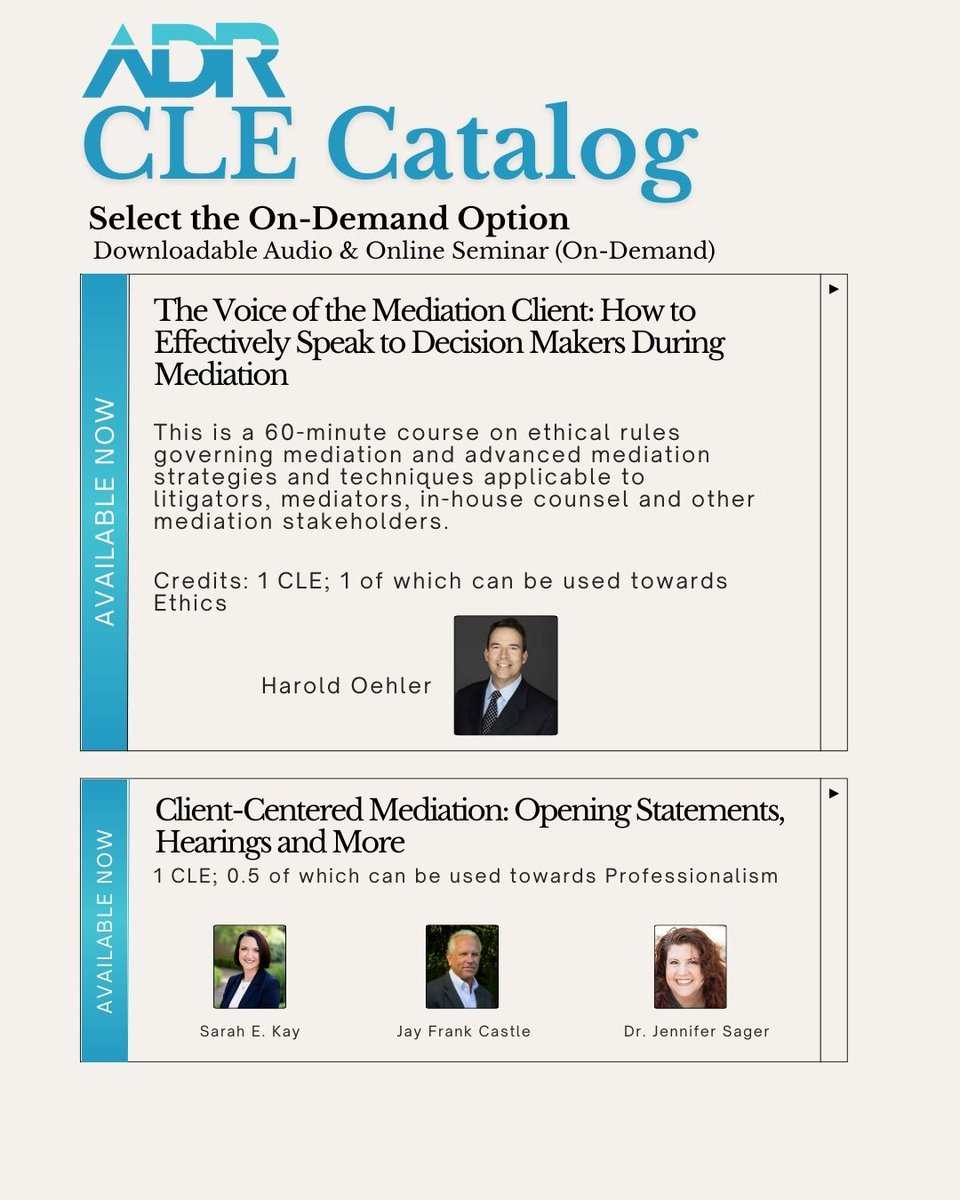 Alternative Dispute Resolution Section tweet media