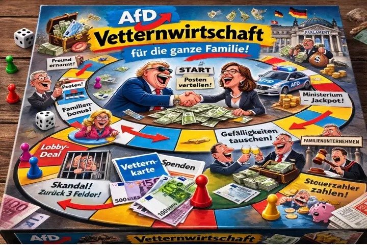 Ab heute in jedem AfD Fanshop. Für 33 Reichsmark erhältlich.