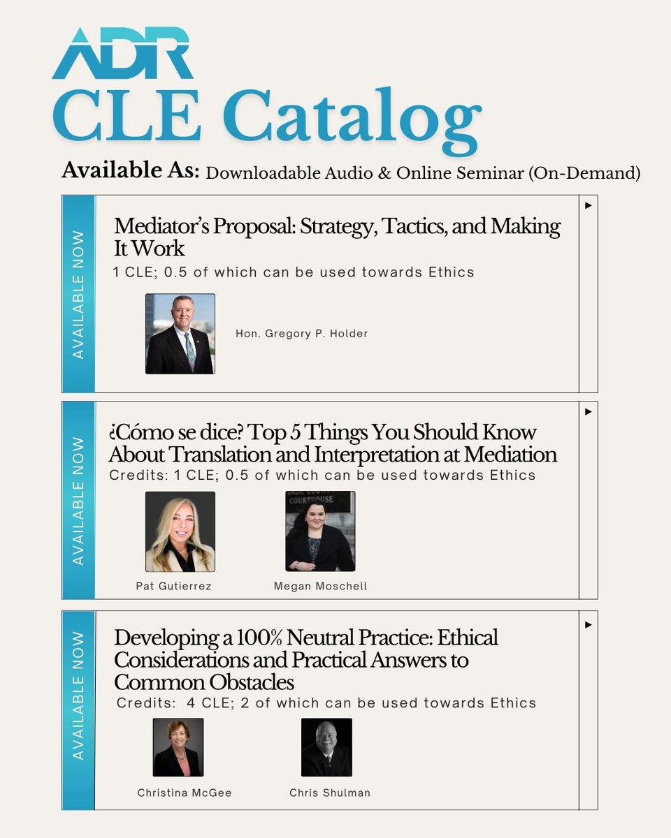 Alternative Dispute Resolution Section tweet media
