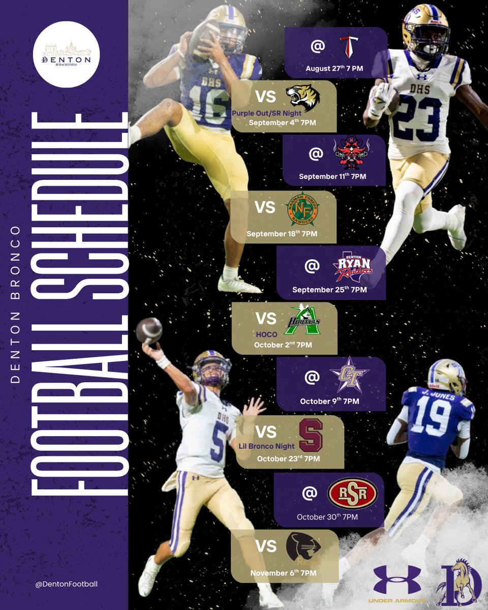 Denton High Broncos Football tweet media