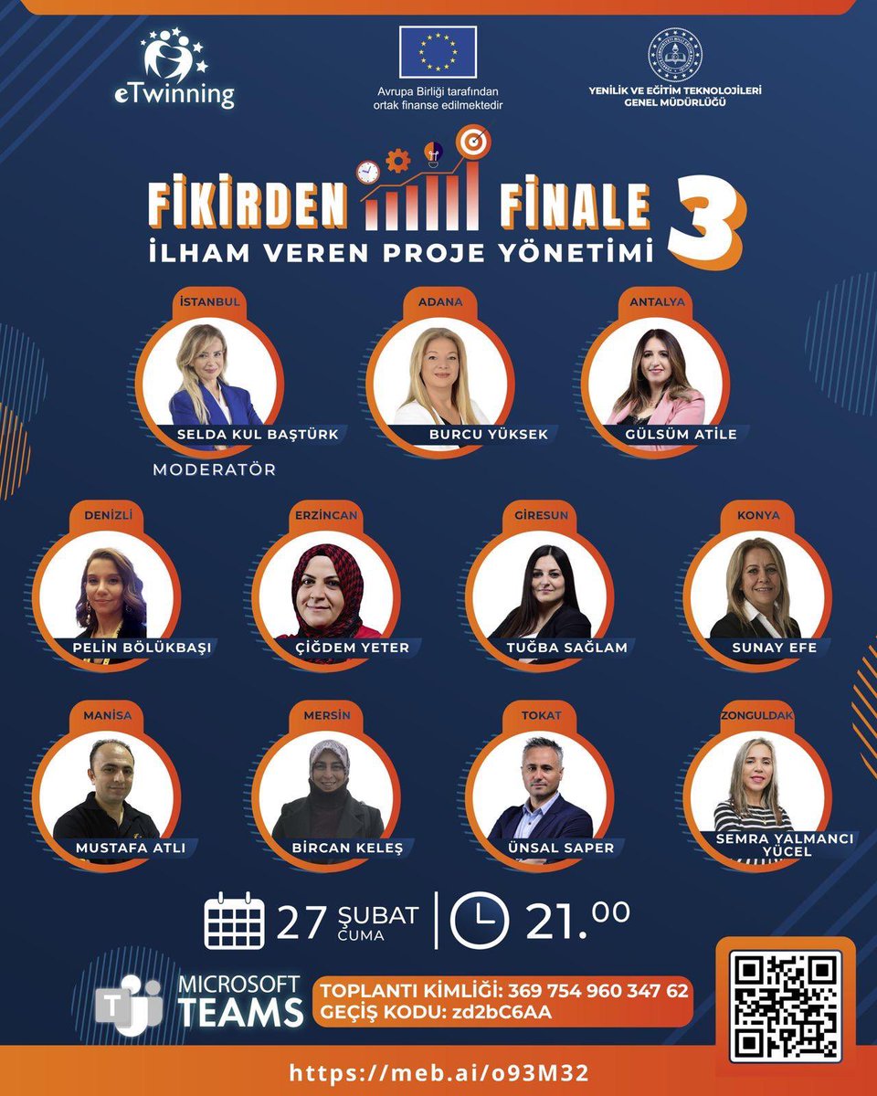 tretwinning's tweet photo. 📌 Fikirden Finale İlham Veren Proje Yönetimi - 3

📅 27 Şubat Cuma
🕘 21.00

🔗 Bağlantı: https://t.co/E8BhrQUusS
🆔 Toplantı Kimliği: 369 754 960 347 62
🔑 Geçiş Kodu: zd2bC6AA
💻 Microsoft Teams

➡️ Çevrim içi eğitim,  ESEP eTwinning profilinize işlenecektir.

@mebyegitek https://t.co/nHgLGhmBRJ
