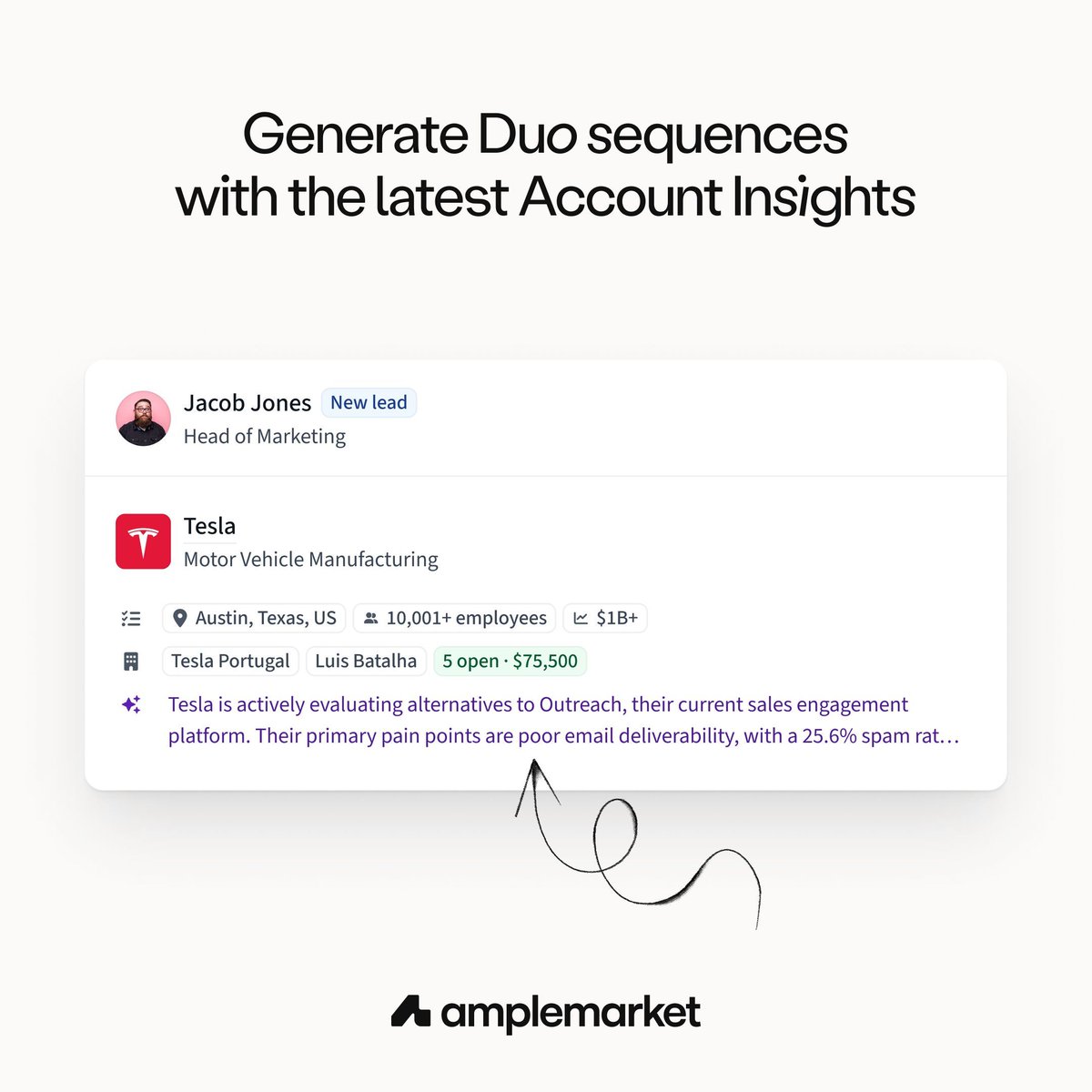 Amplemarket tweet media