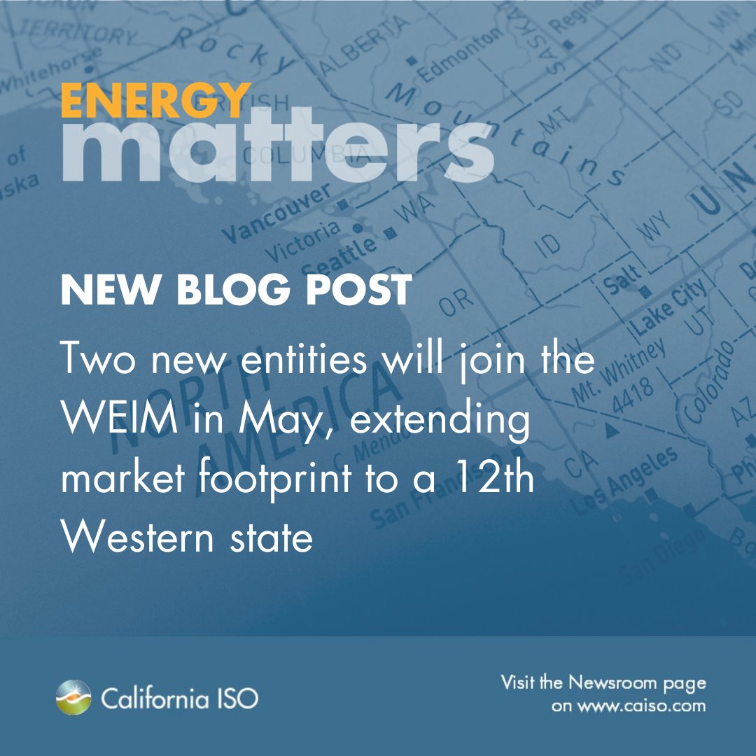 California ISO tweet media